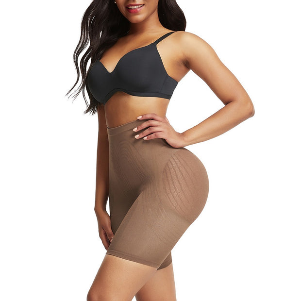 Mya- Seamless High Waist Shorts Shaper with Butt Lifter – LVLX CURVES