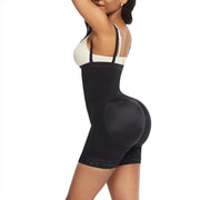 Natalia - Underbust Side Zip Firm Tummy Control Sheer Leg Body Shaper with Butt Lifter - LVLX CURVES
