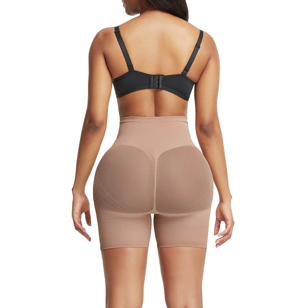 Mya- Seamless High Waist Shorts Shaper with Butt Lifter - LVLX CURVES