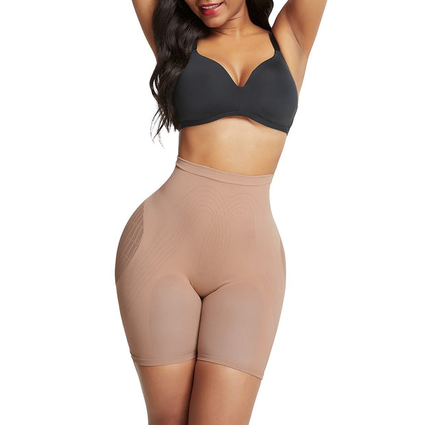 Luiwoon Womens Butt Lifter Shapewear High Waisted Double Tummy Control Body  Shaper Shorts Seamless Thigh Slimmer